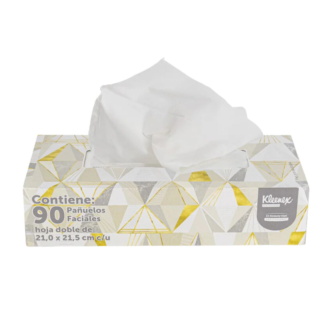 Pañuelo facial kleenex, caja de 72 cajillas de 90 pañuelos c/u