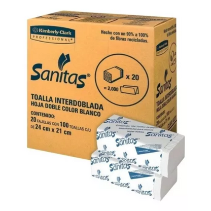 Toalla interdoblada KIMBERLY CLARK Sanitas 92231