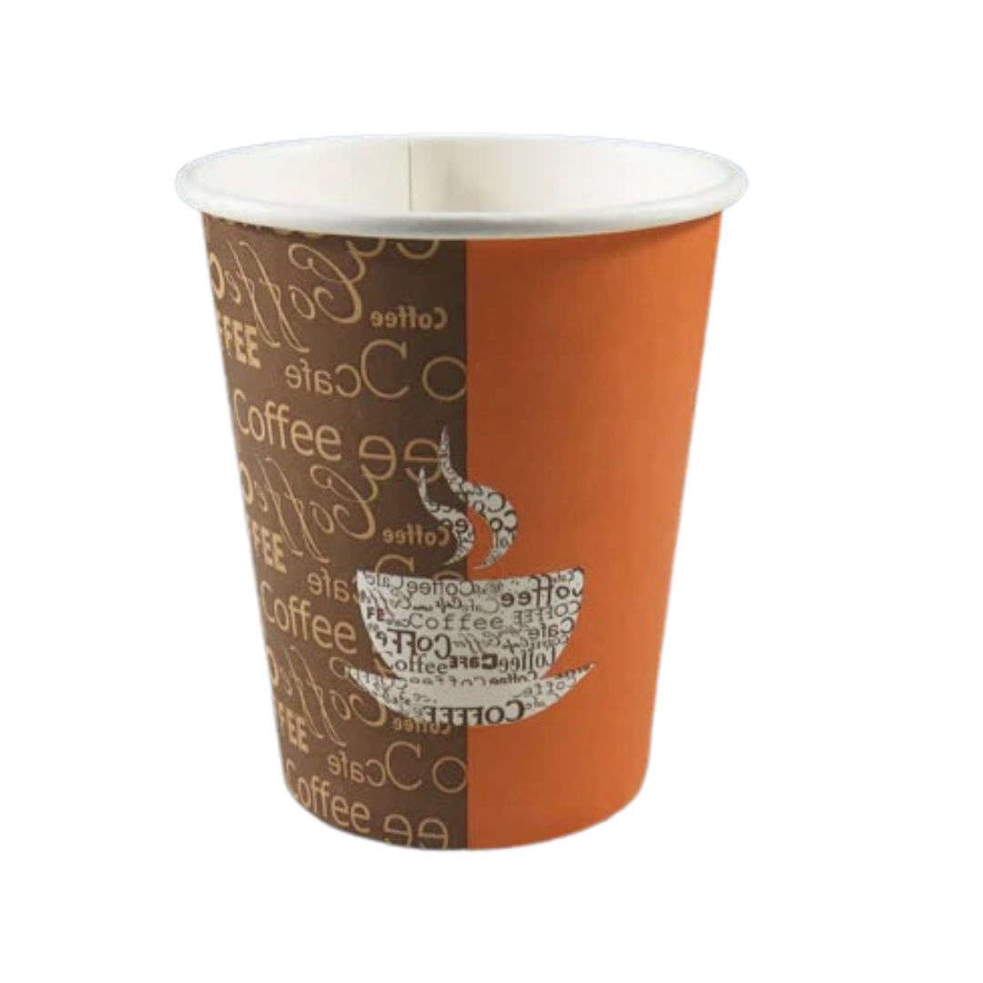 Vaso de Papel para Café Impreso 8oz 1000 pzas.