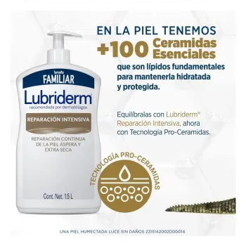 Crema Corporal Lubriderm Piel Seca, 1.5 L