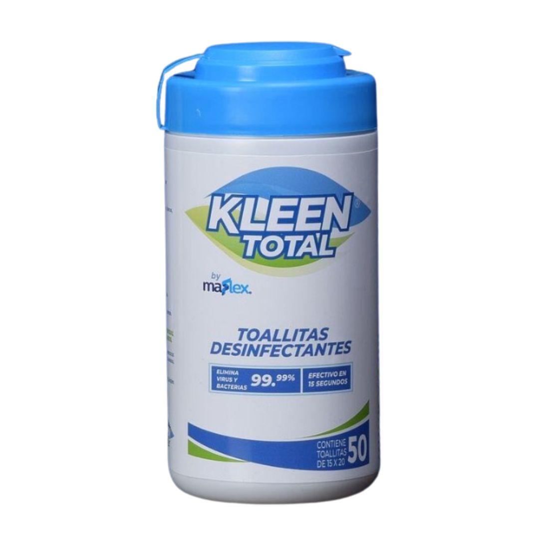 Toallas Húmedas Desinfectantes Kleen Total 11 botes con 50 toallitas c/u